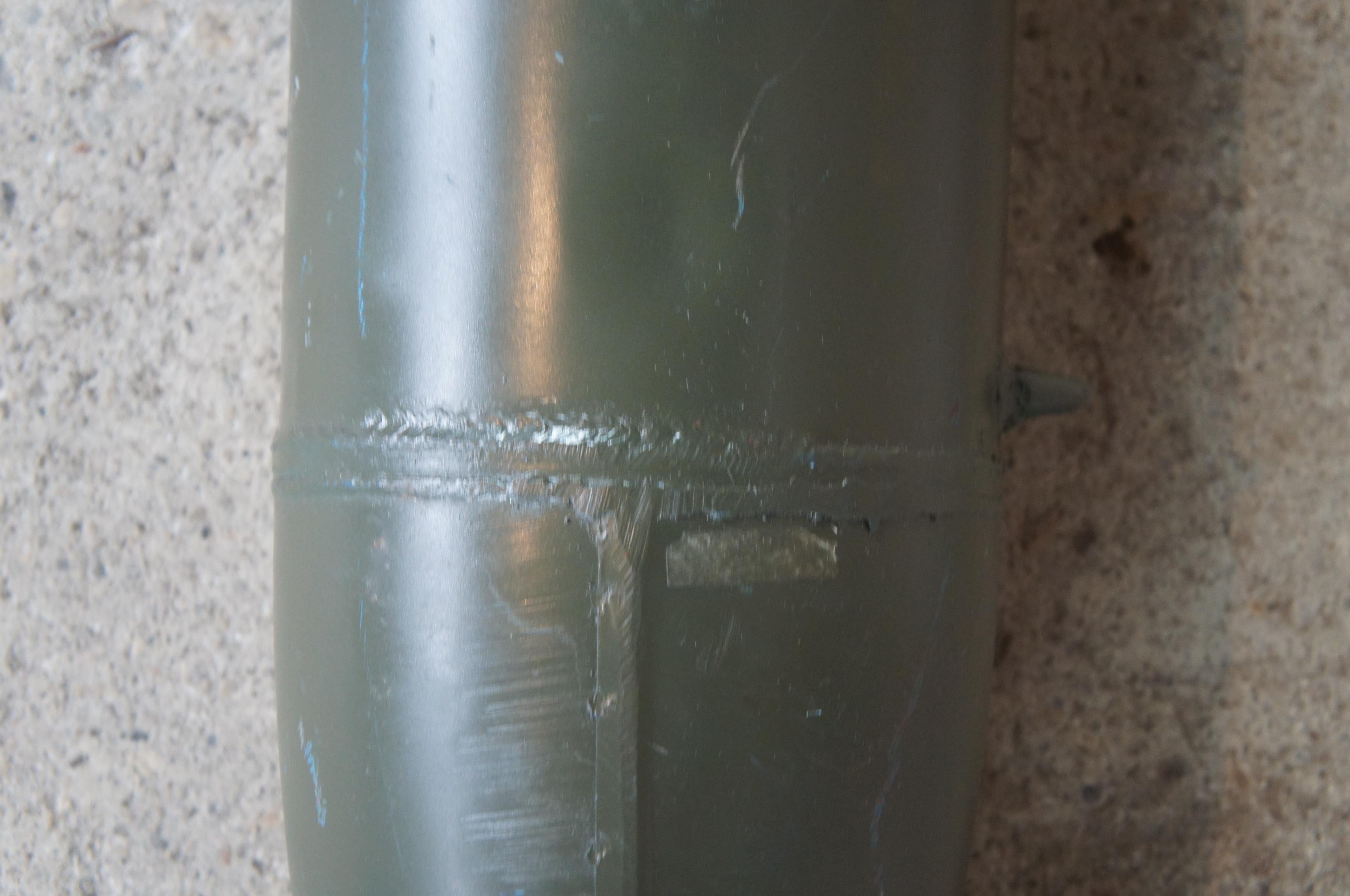 Metal Antique WWII MK 15 Navy Military Practice Bomb Shell Torpedo Missle Test Rocket