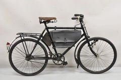 Antique WWII Swiss Army 1945 MO-05 Military Bicycle Bike with Leather Frame Pack