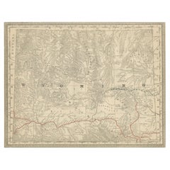 Antique Wyoming Map Wall Art – Railroads, Mountains
Plains, circa 1888 Antique Wyoming Map Wall Art – Railroads, Mountains
Plains, circa 1888