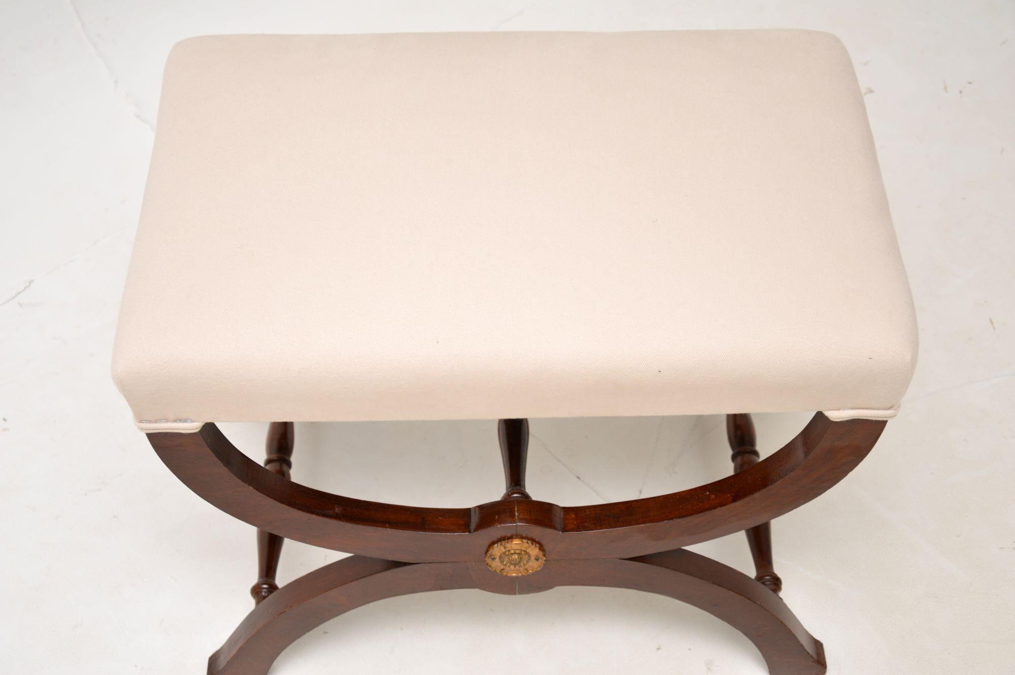 Antique X Frame Stool In Good Condition In London, GB