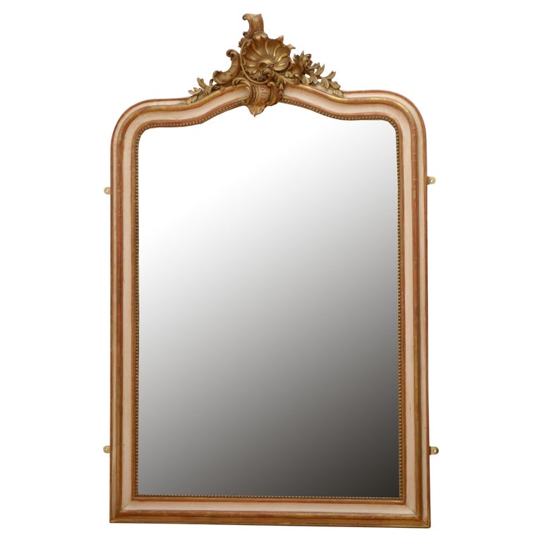Antique XIXth Century Wall Mirror For Sale at 1stDibs