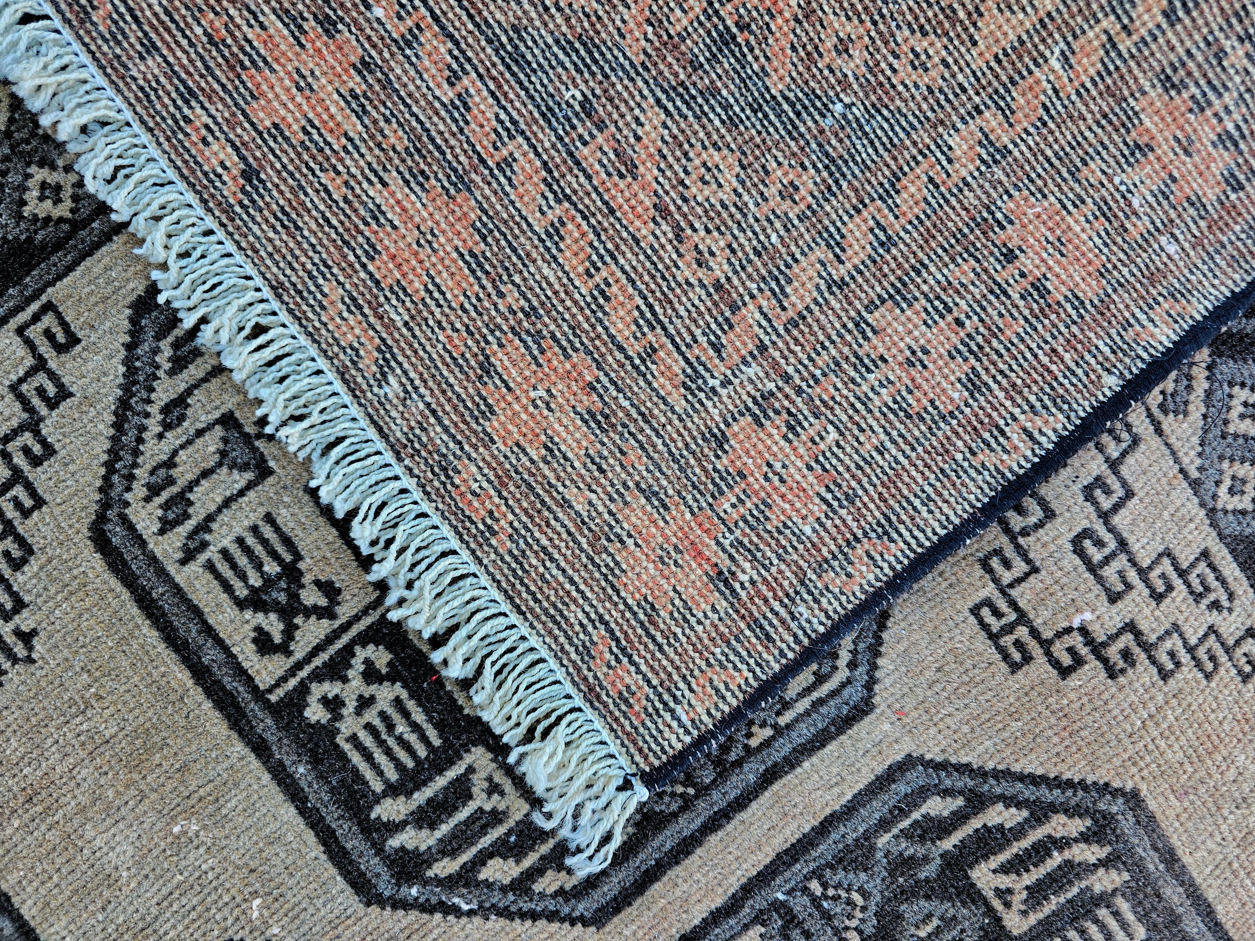 Antigua alfombra XL afgana Ersari, anudada a mano en Turkmenistán en la década de 1920 en Bueno estado para la venta en Beograd, RS