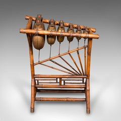 Antique Xylophone, English, Bronze, Bamboo, Musical Instrument, Victorian, 1900