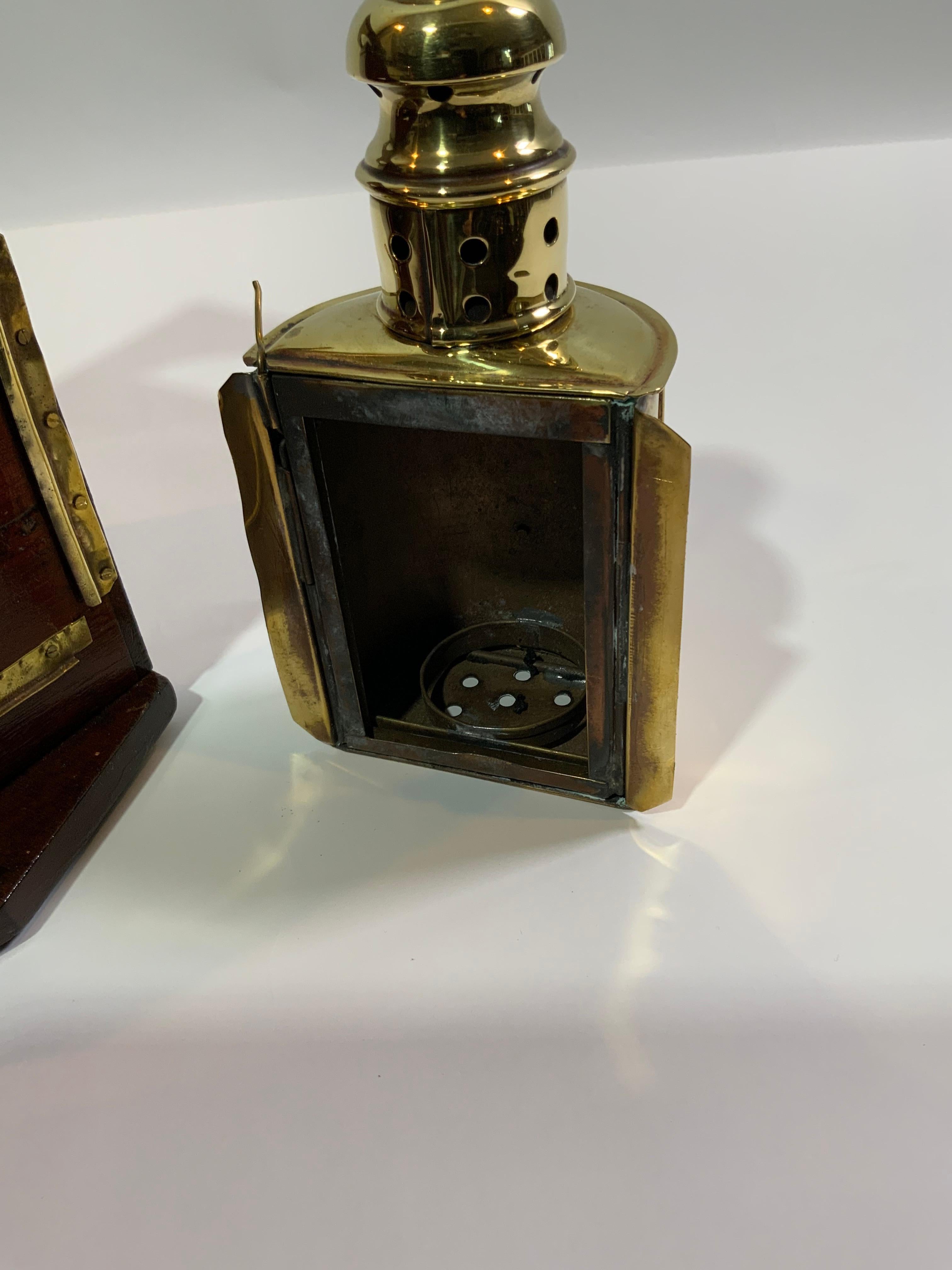 Antique Yacht Or Boat Binnacle Compass by Polaris In Good Condition For Sale In Norwell, MA
