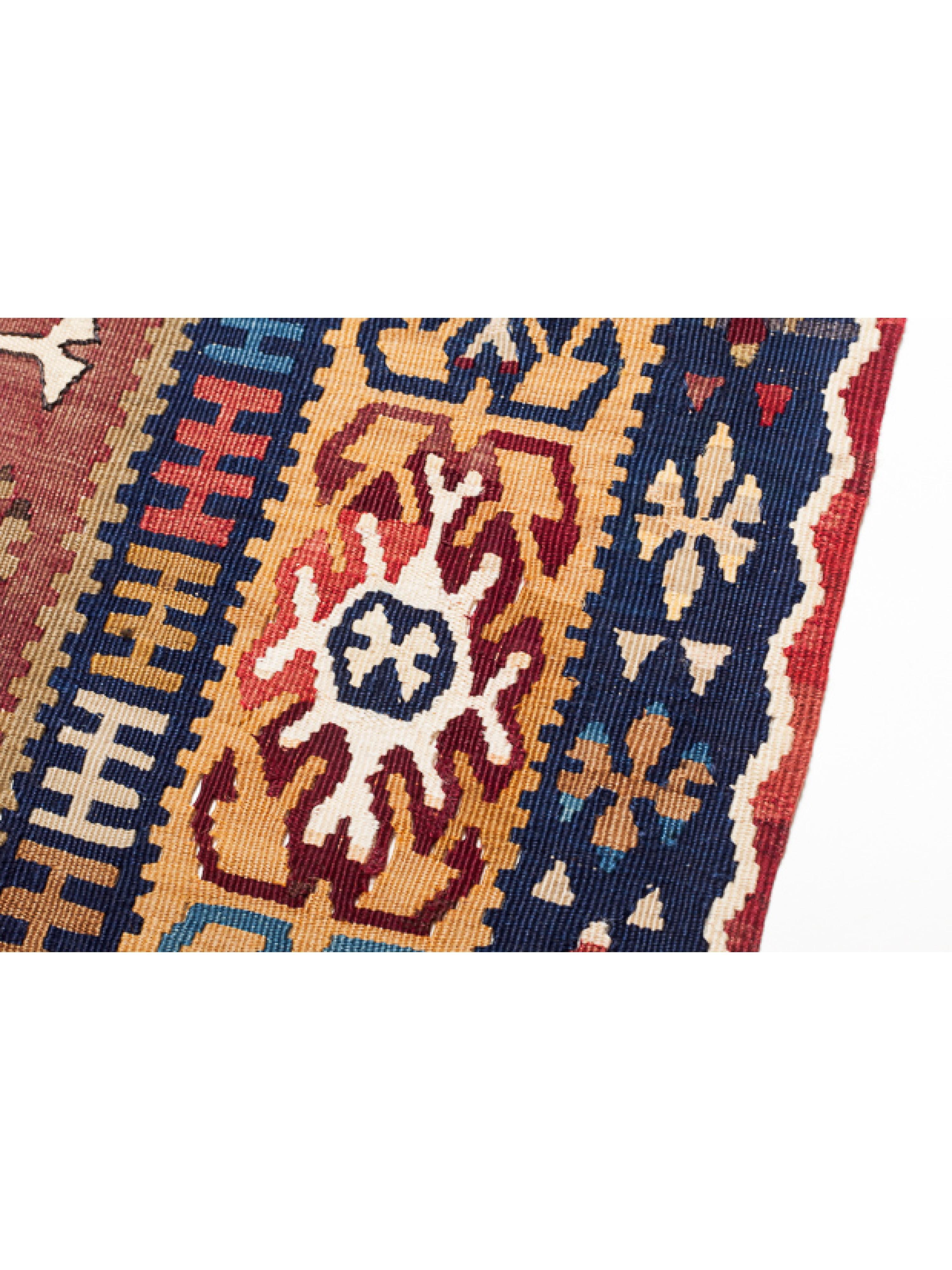 Antiker Yahyali Kayseri Kilim Zentralanatolien Alter Teppich Türkischer Wollteppich (Handgewebt) im Angebot