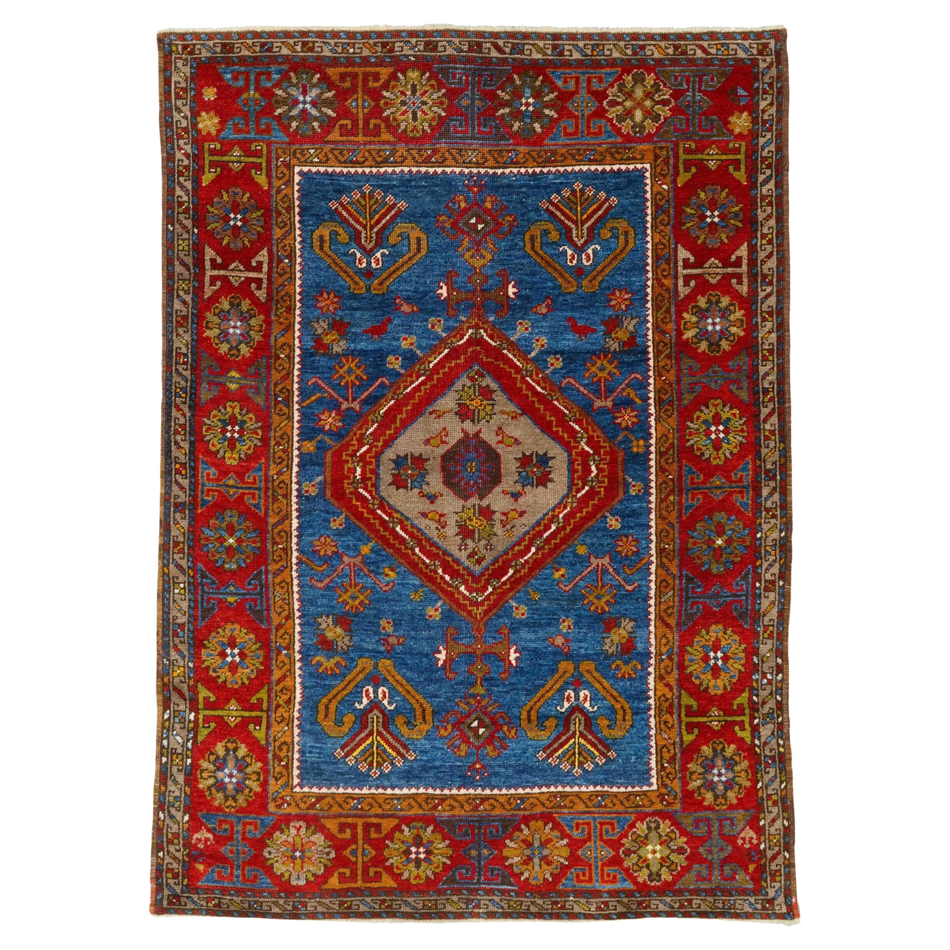 Antique Yahyali Rug - Late of 19th Century Central Anatolian Yahyali Rug For Sale