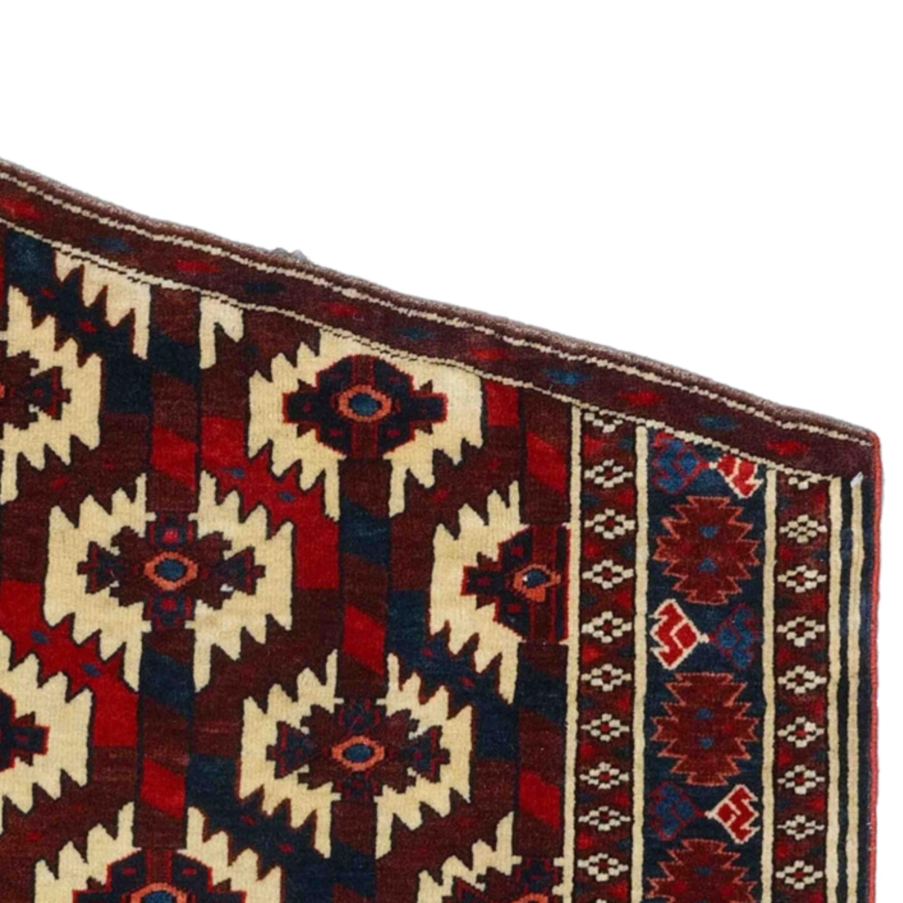 Wool Antique Yamud Asmalyk - 19th Century Turkmen Yamud Asmalyk, Antique Tapestry For Sale
