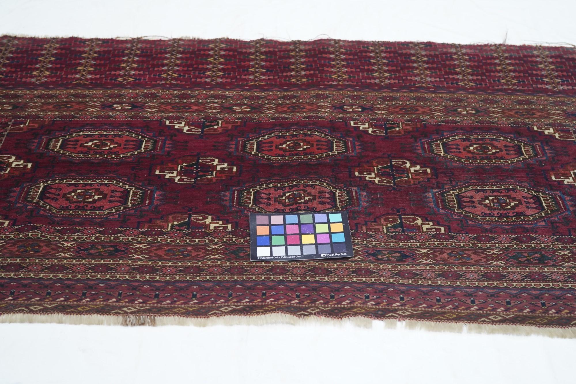 Antiker Yamud-Teppich 2'6'' x 5'0'' im Angebot 1