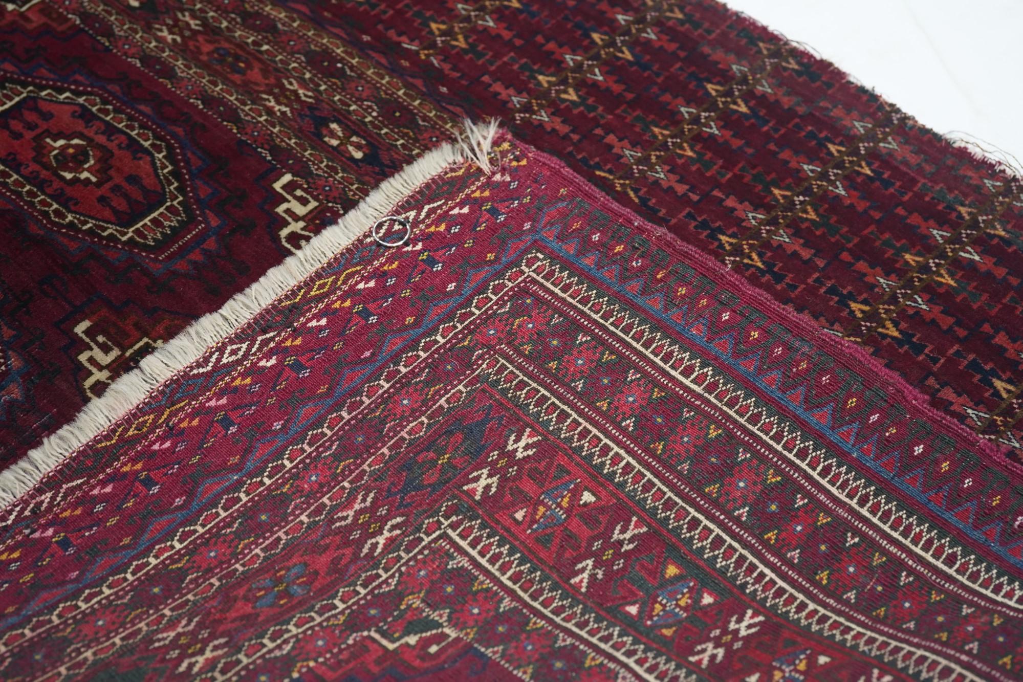 Antique Yamud Rug For Sale 3