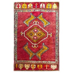 Antique Yastik Anatolian Rug, The Stars