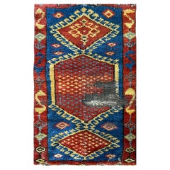 Antique Yastik Turkish Anatolian Rug, AS IS