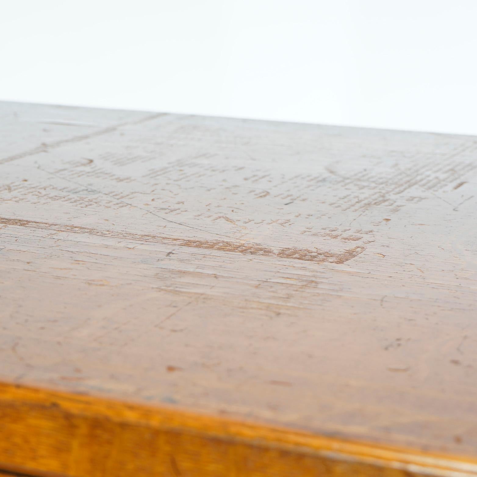 Antique Yawman Paneled Oak Ten-Drawer Filing Cabinet, circa 1900 1