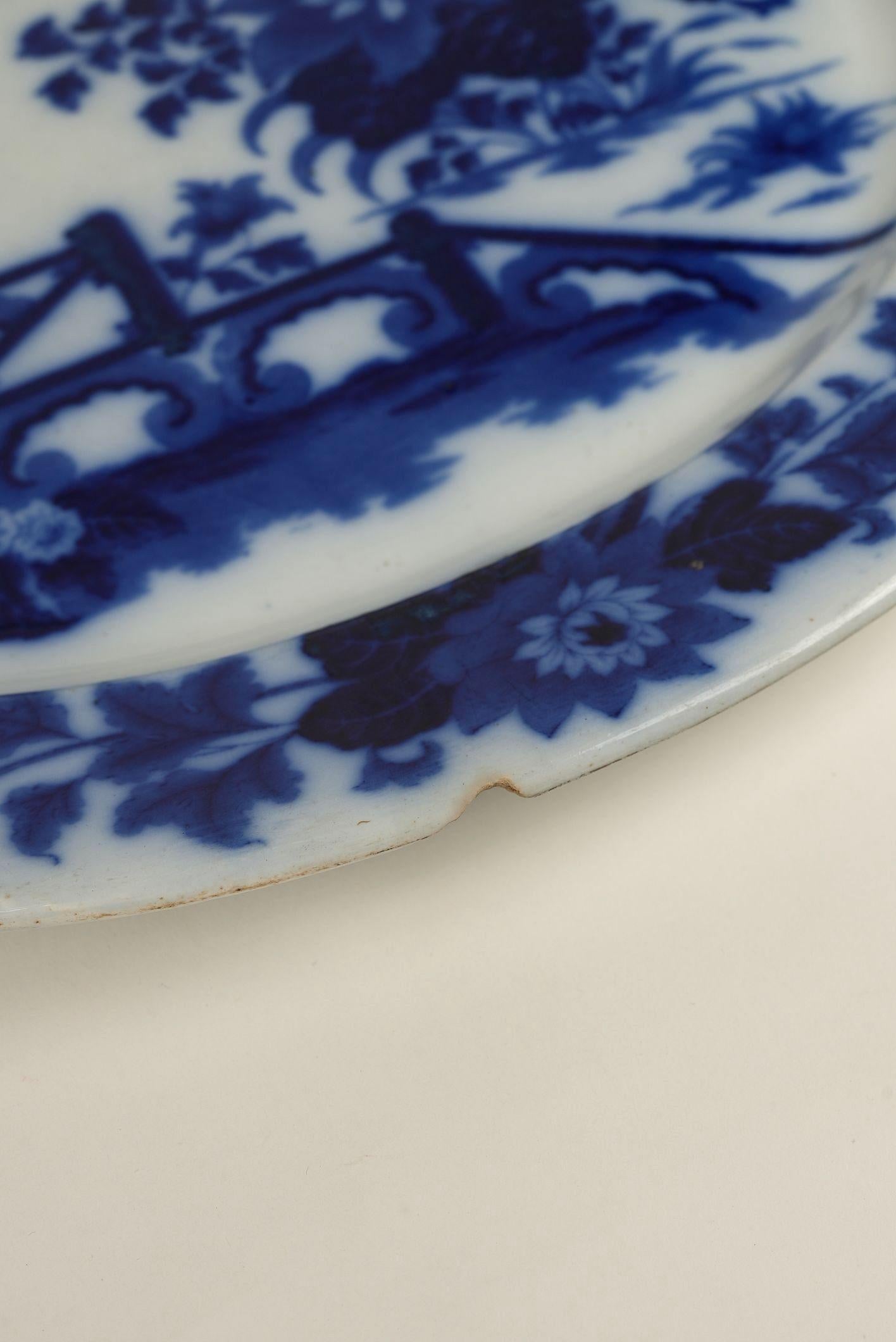 Antico piatto da portata Yedo Pattern di Ashworth Brothers, Inghilterra, circa 1870 in vendita 2
