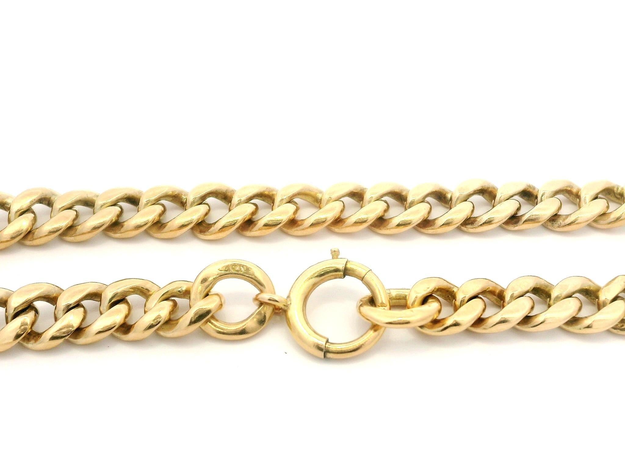 Women's or Men's Antique Yellow Gold 7