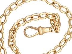 Antique Yellow Gold Albert Watch Chain 1891