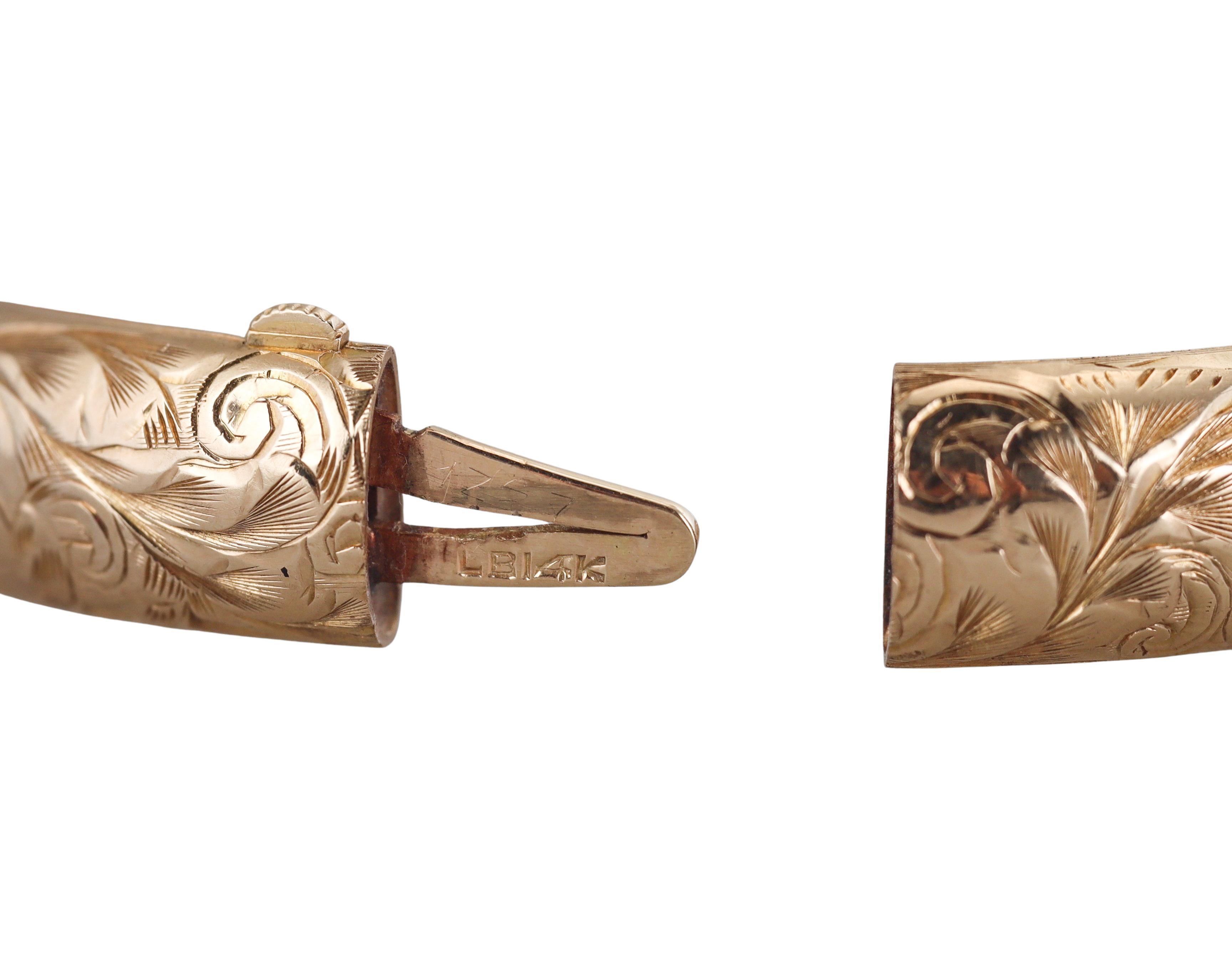 Bracelet en or jaune antique en vente 2