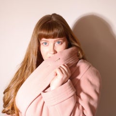 Antique Yellow Gold Diamond and Pearl Question Mark Stick Pin in Fitted Case