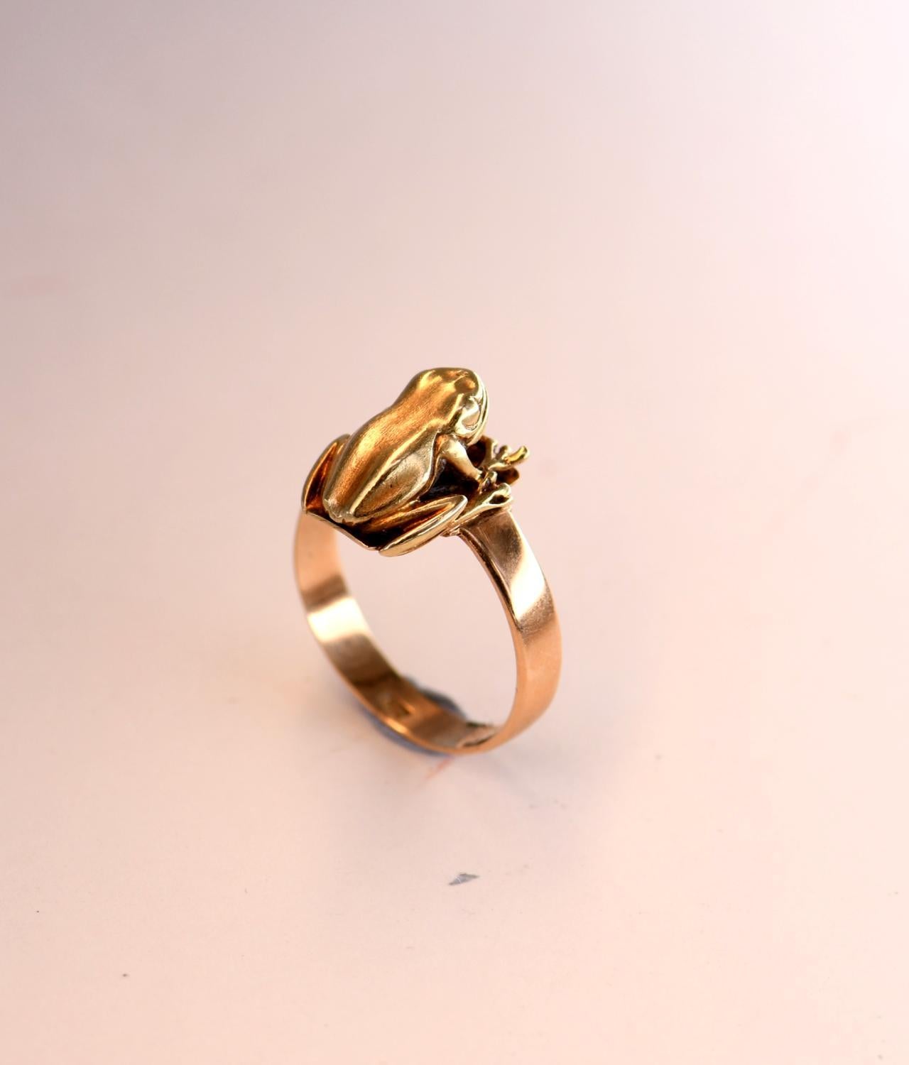 gold animal ring