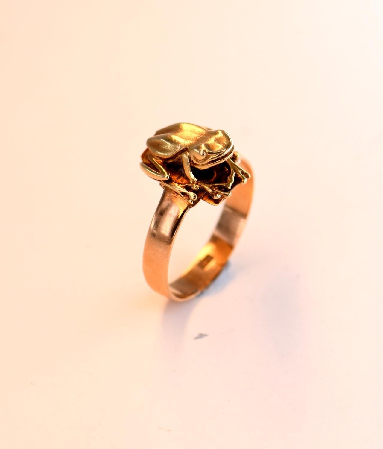 animal gold ring
