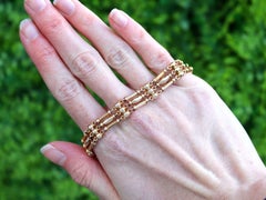 Antique Yellow Gold Gate Bracelet