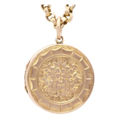 Pendentif ancien en or jaune Circa 1915