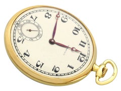 Antique Yellow Gold Open-Face Pocket Watch by Tiffany & Co., 1929