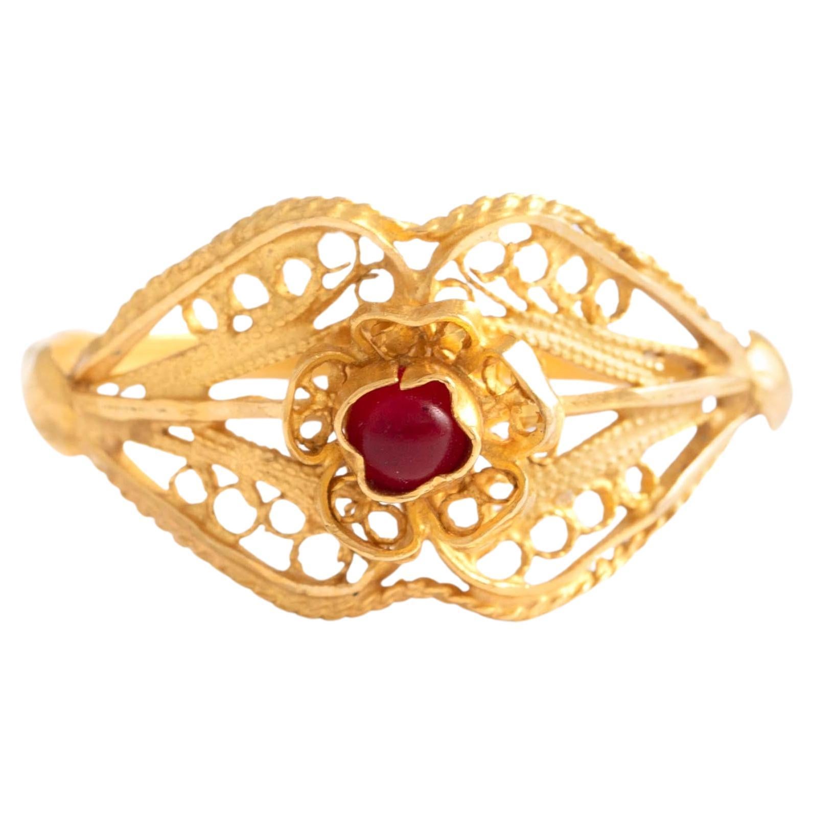 Antique Yellow Gold Ring For Sale
