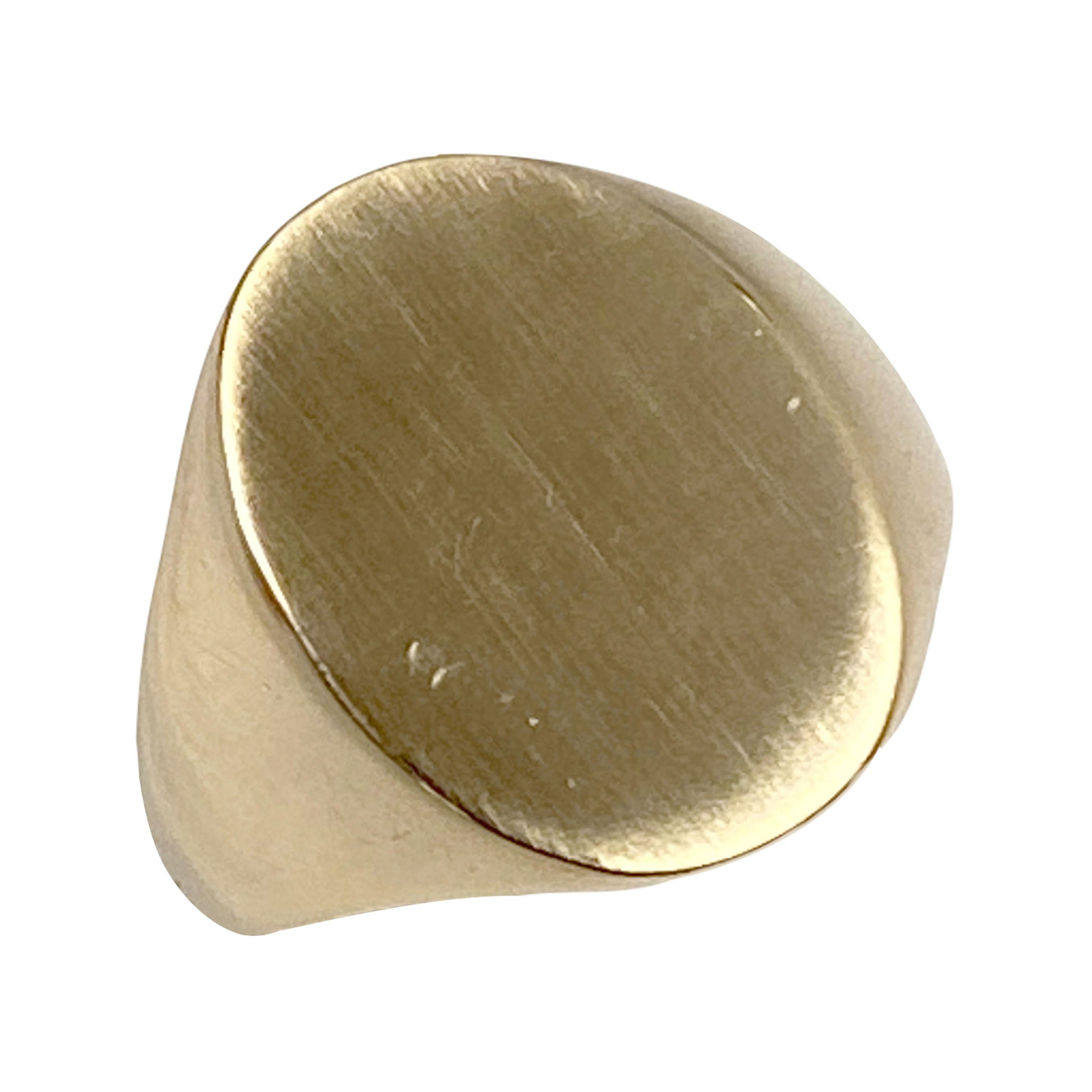 Antique Yellow Gold Signet Ring