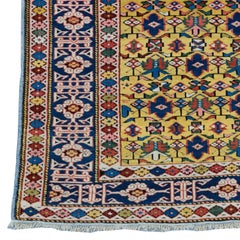 Antique Yellow Kuba Shirvan Rug - Late 19th Century Yellow Ground Shirvan Rug