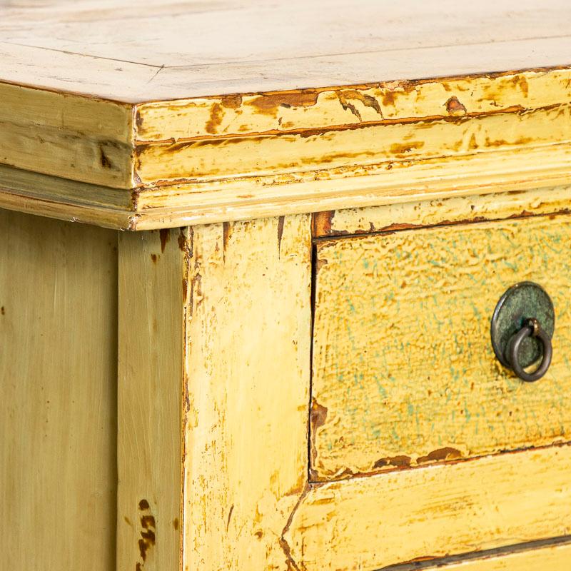 Antique Yellow Painted Laquered Sideboard Console Buffet from China 1