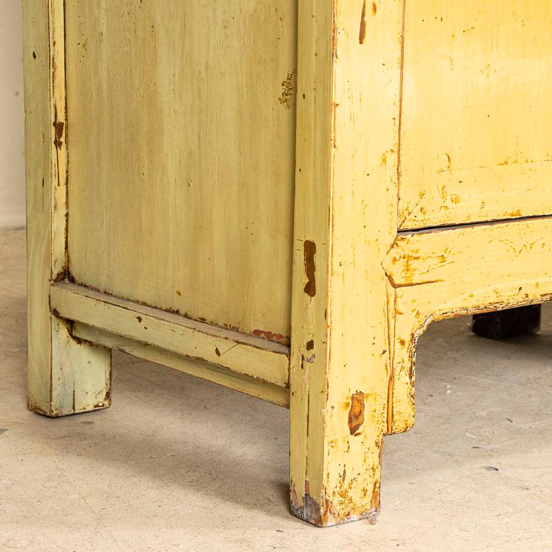 Antique Yellow Painted Laquered Sideboard Console Buffet from China 2
