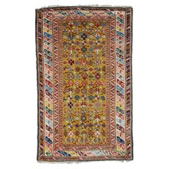 Antique Yellow Shirvan Rug - Yellow Ground Shirvan Rug Circa 1880, Antique Rug