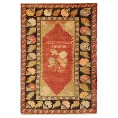 Antique Yellow Turkish Rug Handmade Carpet, Armenian Rug Living Room Rugs CHR55 