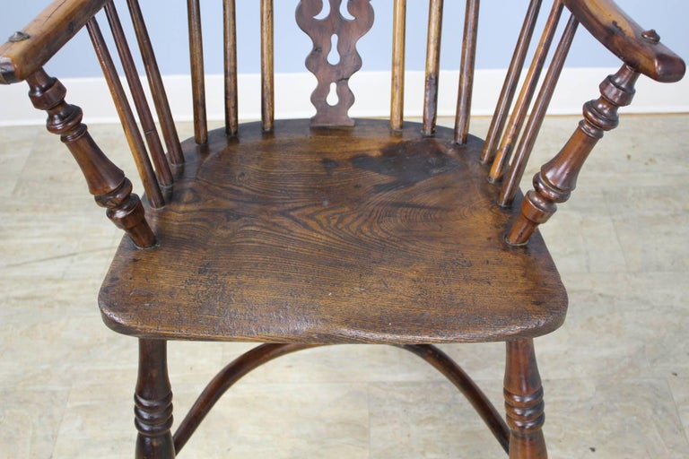 Antique Yew Windsor Chair 1