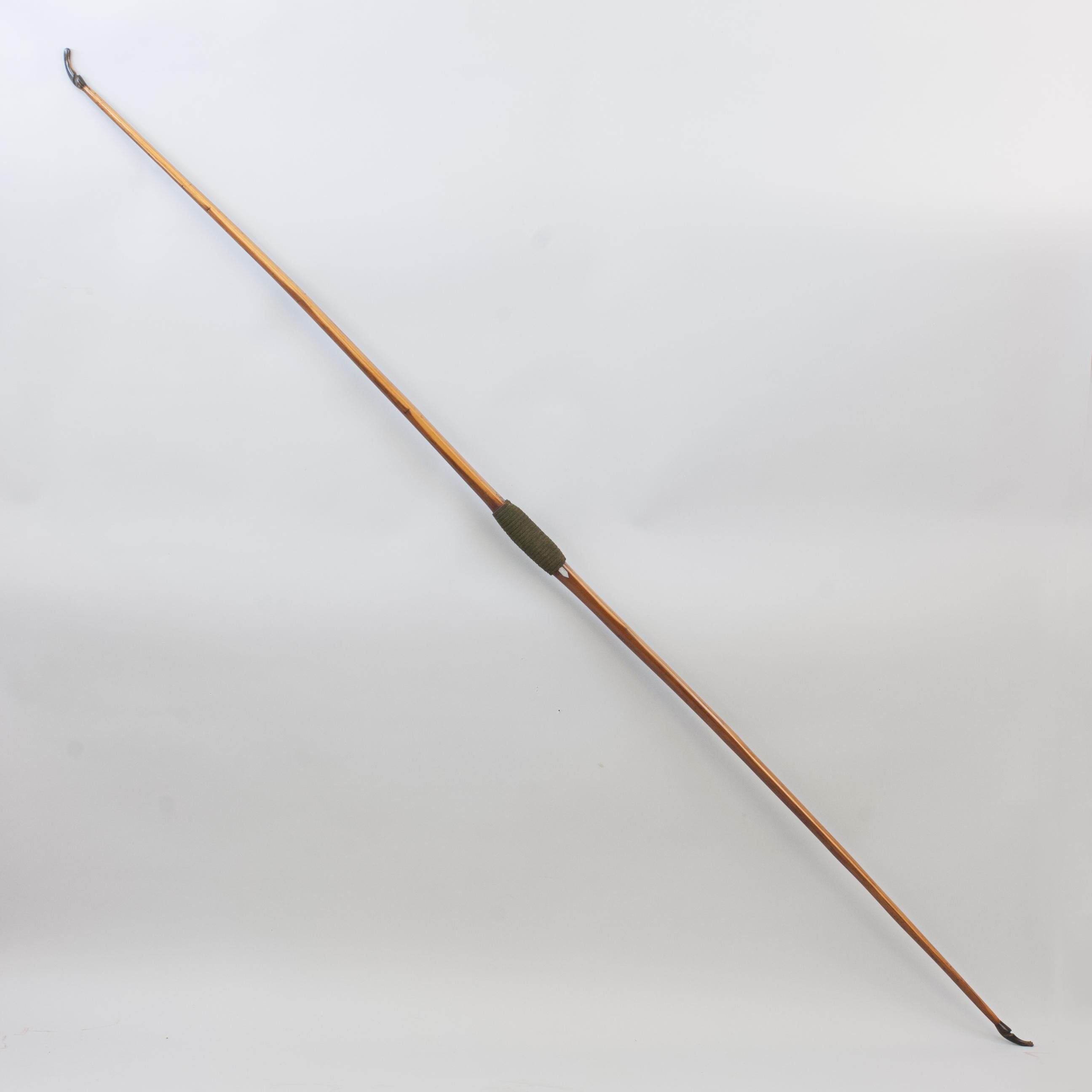 Antique Yew Wood Long Bow, Archery For Sale 7