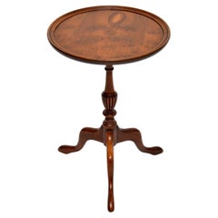 Antique Yew Wood Wine Table