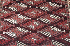 Antique Yomud Bokhara Rug