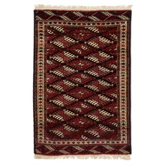 Antique Yomud Bokhara Rug