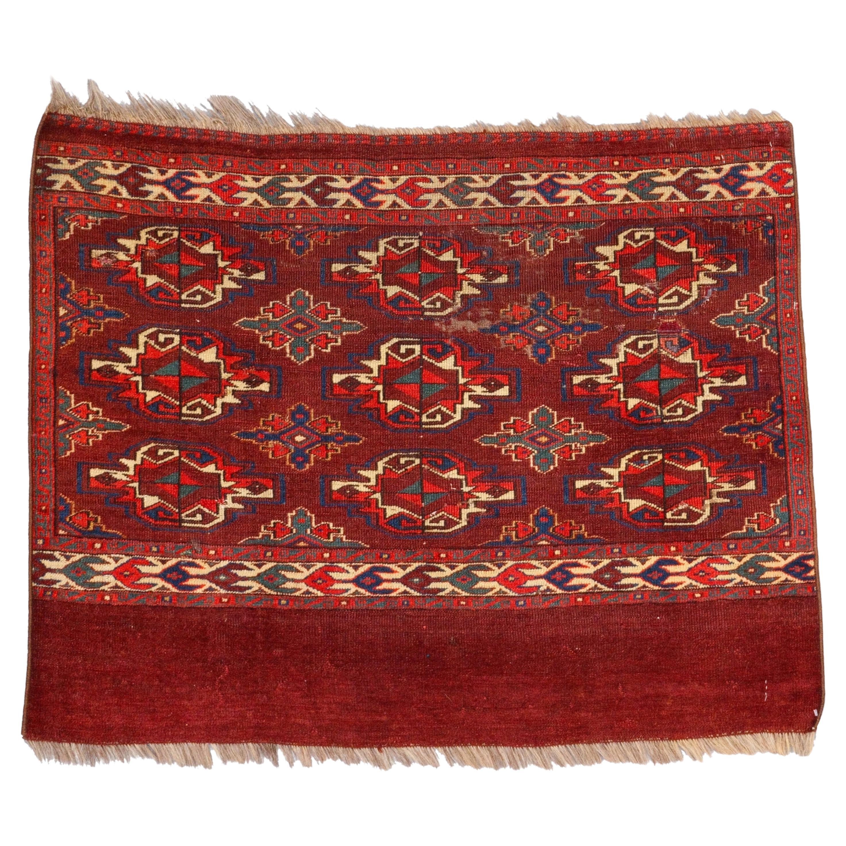 Chuval Yomud antique - Chuval turkmène du 19ème siècle en vente