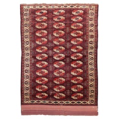 Antique Yomud Main Carpet - 19th Century