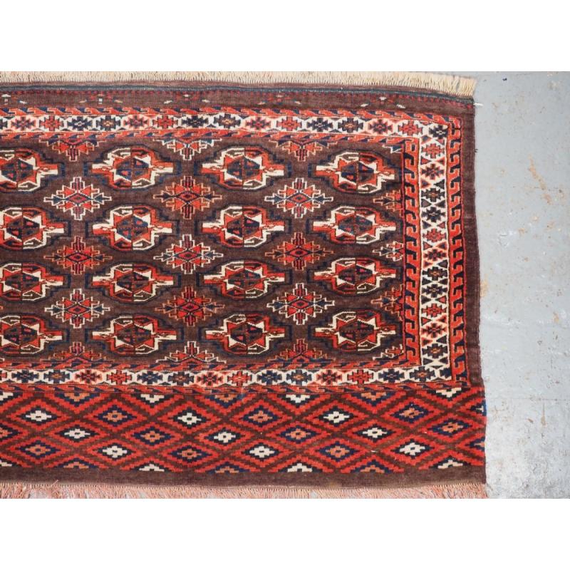 Turkmène Antique chuval turkmène 12 Gul Chuval, motif d'orme, vers 1890 en vente