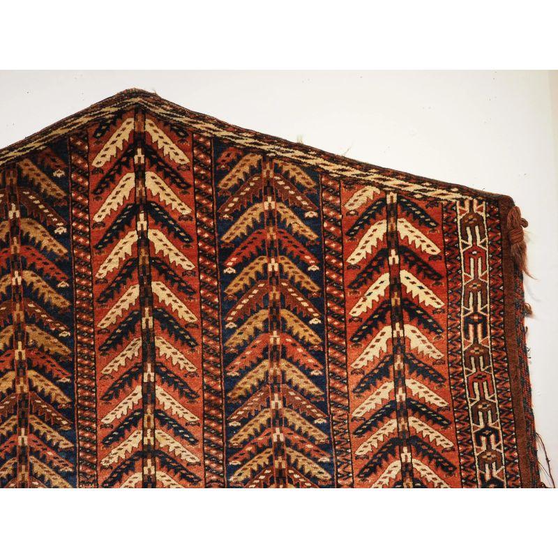 19th Century Antique Yomut Turkmen Asmalyk with 'Tree' Design For Sale
