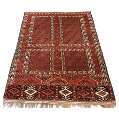 Antique Yomut Turkmen Ensi with Well Drawn Elem Panels, circa 1880