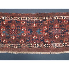 Antique Yomut Turkmen Kepse Gul Torba, circa 1880