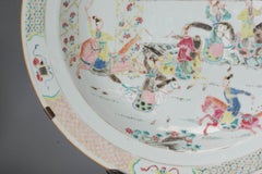 Antique Yongzheng/Qianlong Chinese Porcelain Dish Generals Yang, 18th Century
