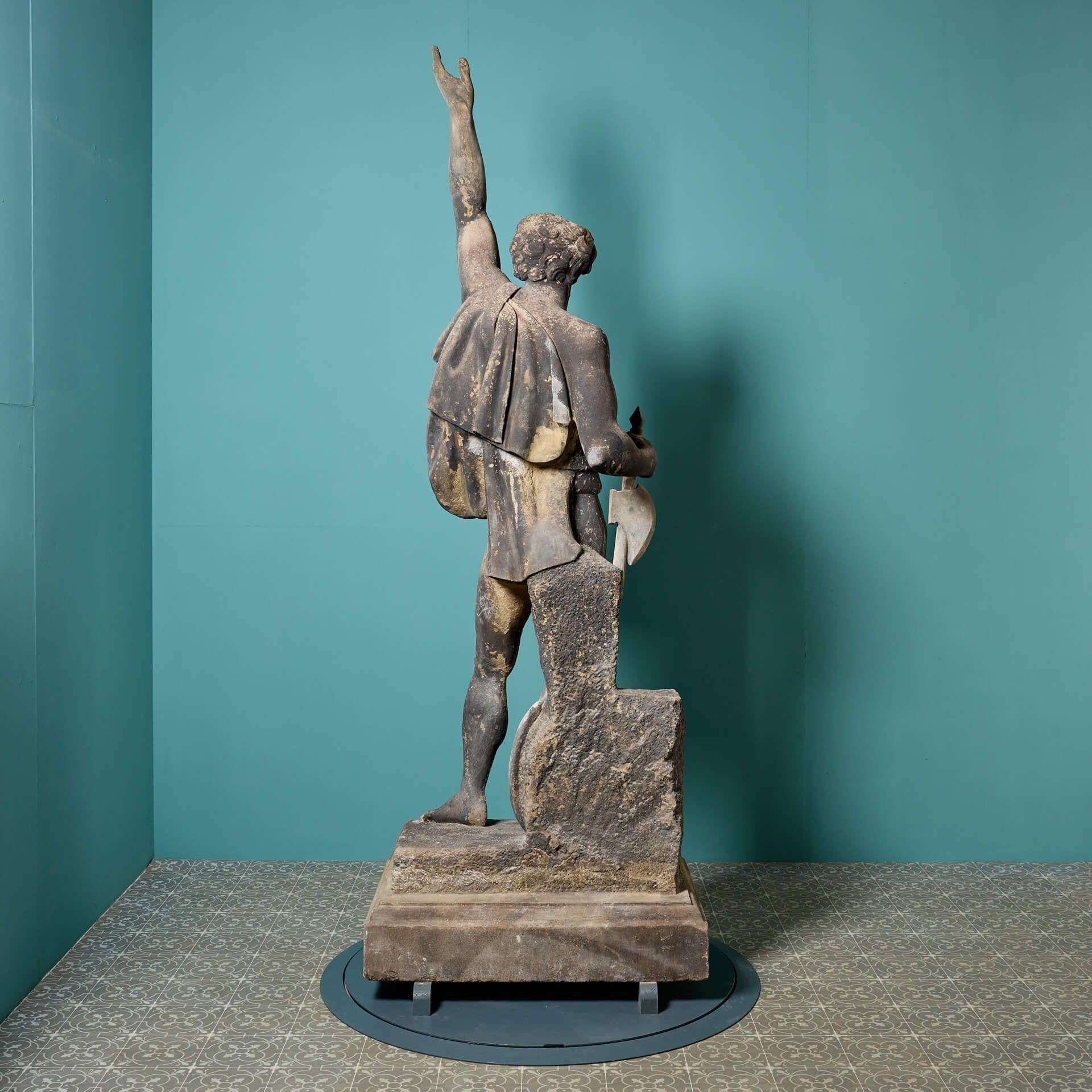 Anglais Sculpture ancienne de Caractacus de York en vente