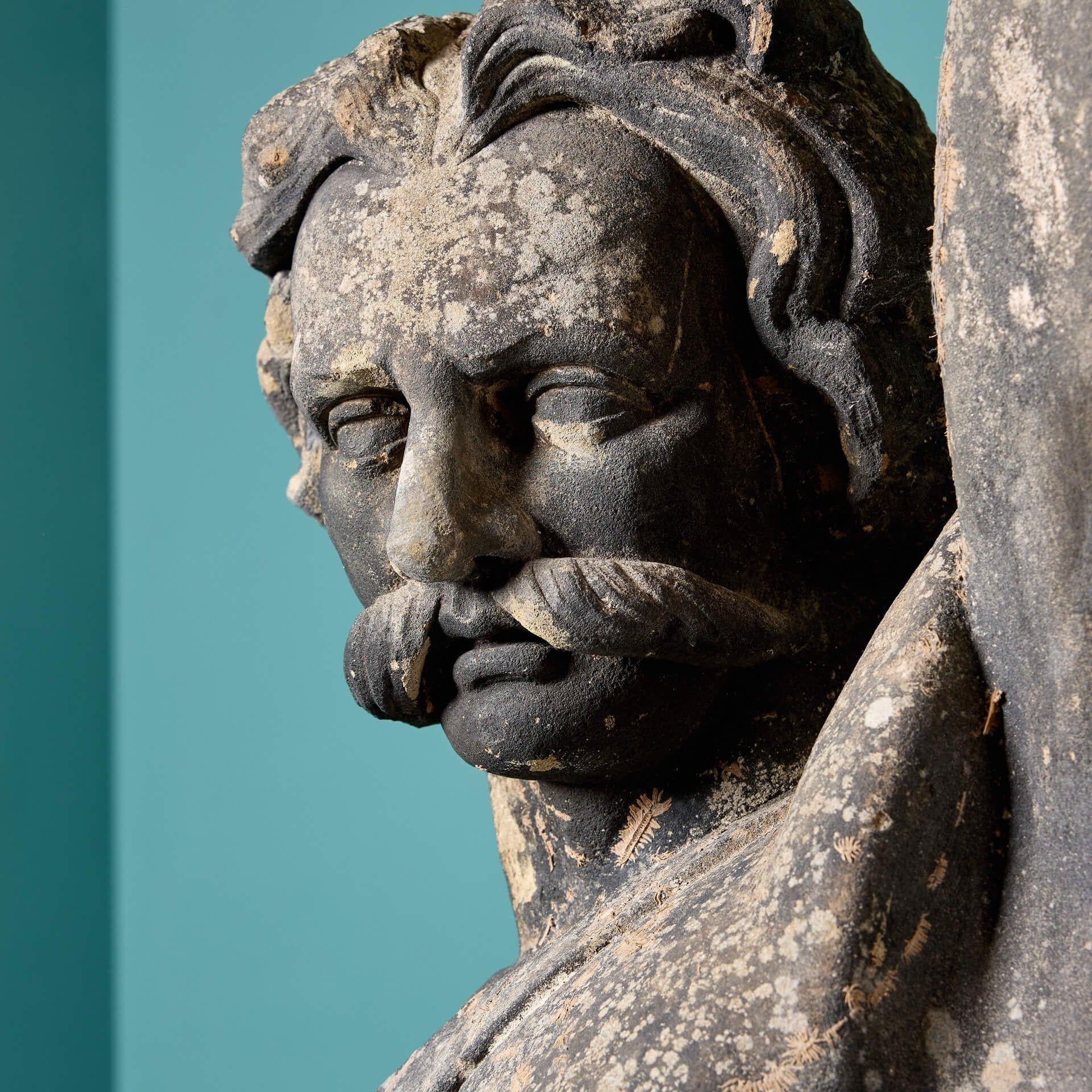 XIXe siècle Sculpture ancienne de Caractacus de York en vente