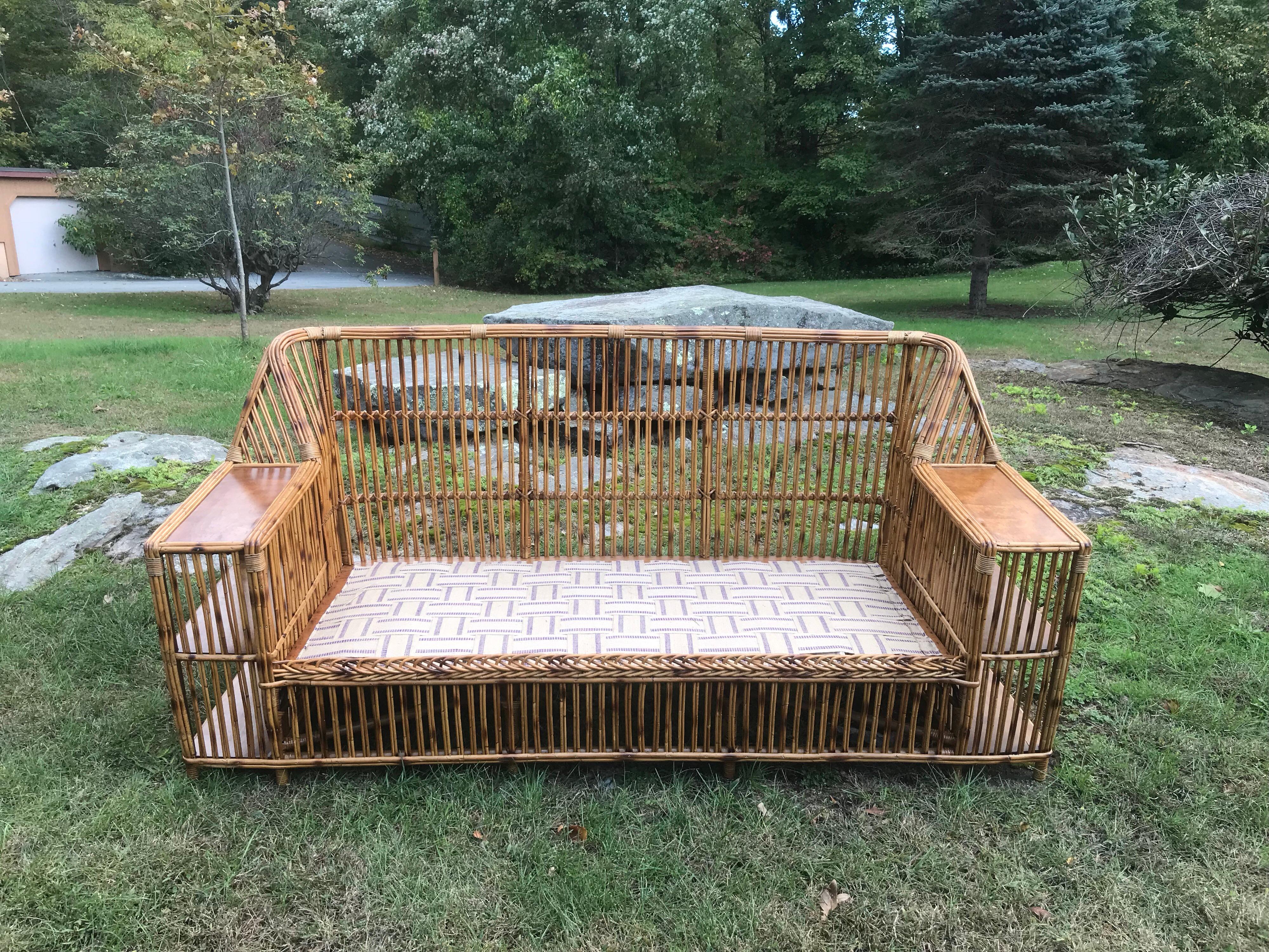 Antique Ypsilanti Stick Wicker Set In Good Condition In Old Saybrook, CT