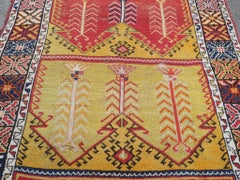 Antique Yuruk Gallery Rug with Tree Design