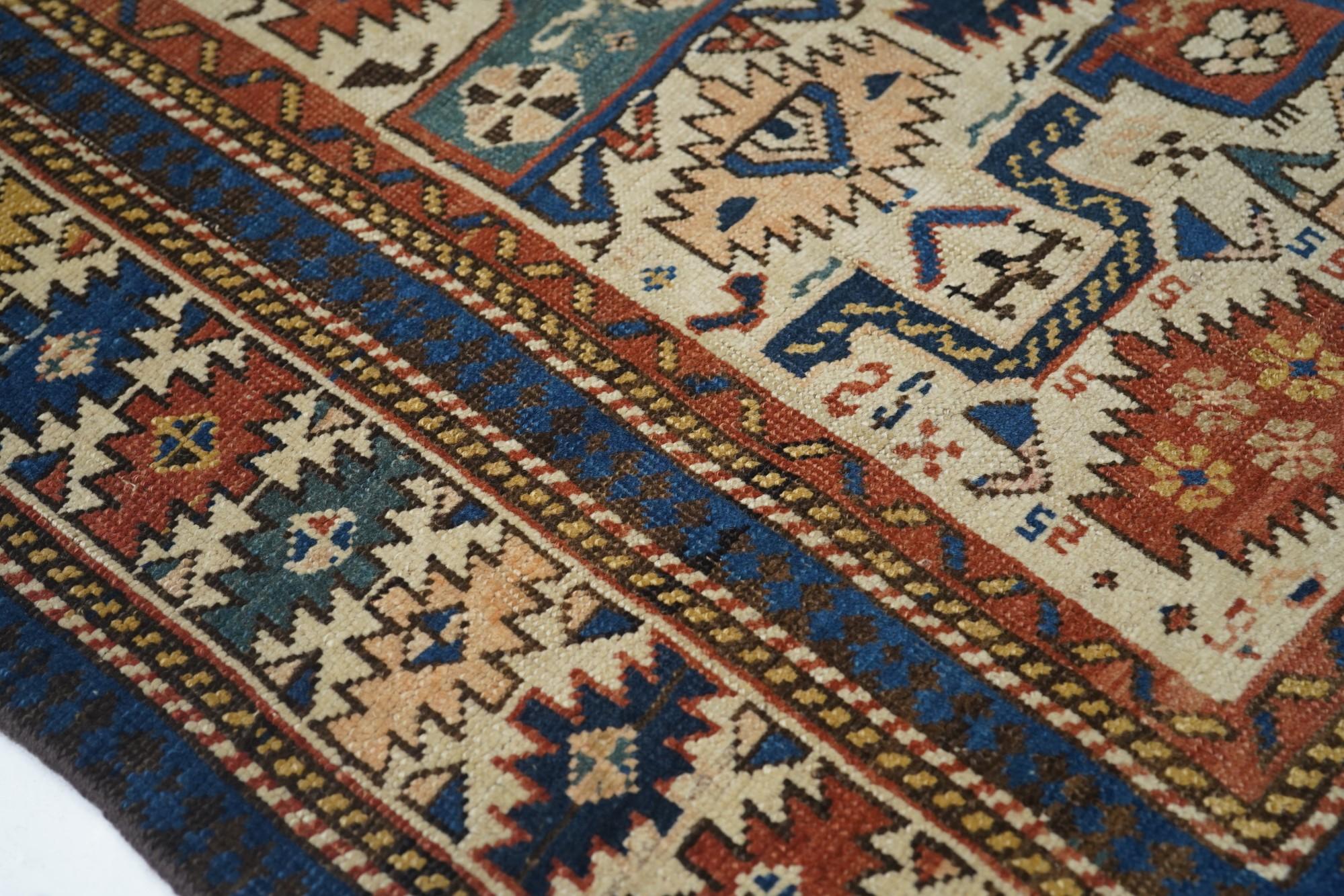 Early 20th Century Antique Zeikor Rug 4'0